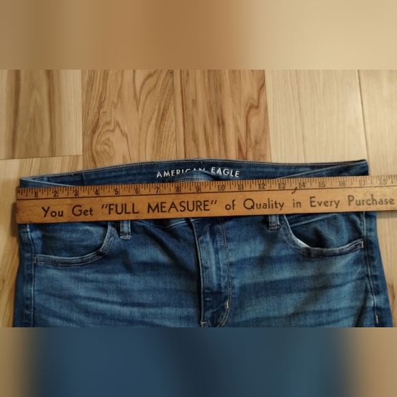 American Eagle next level stretch Hi Rise regular length distressed Jeggings - Picture 12 of 12